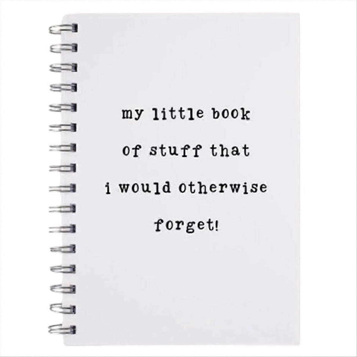 Funny Forgetful Notebook,Funny Notebook Gift, Funny Journal Planner