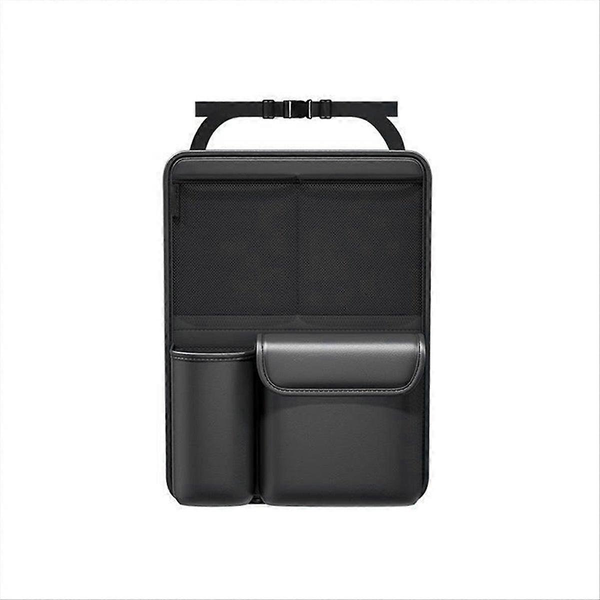 Car Trunk Leather Storage Bag Foldable Car Seat Back Tools