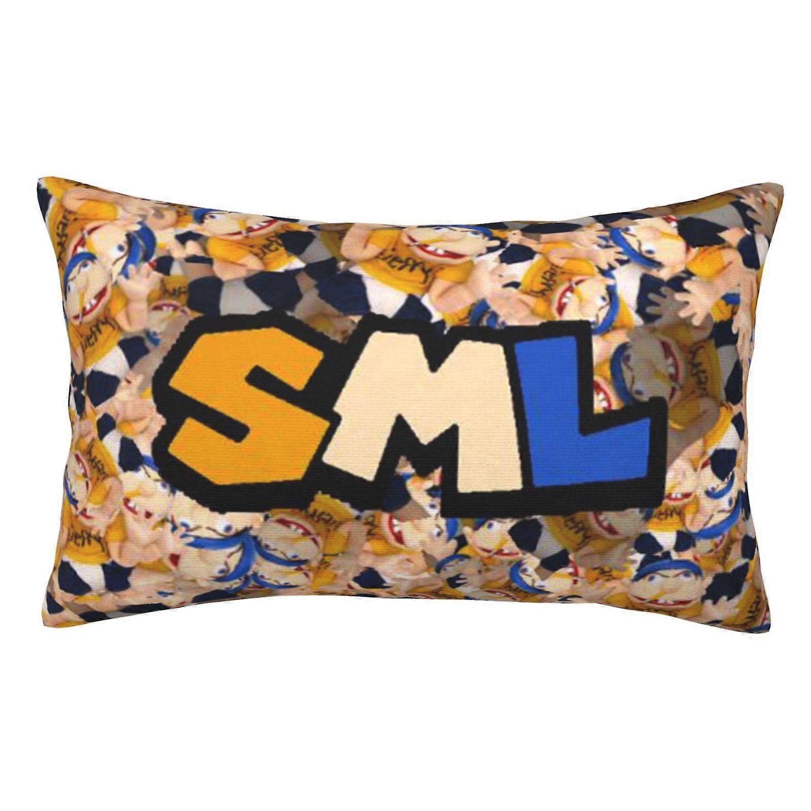 y1036 SML Jeffy Puppet Pillowcase Decor Cushion Pillow Covers With Hidden Zipper For Sofa Bed Dorm Car Couch Pillow Case cBZT3167