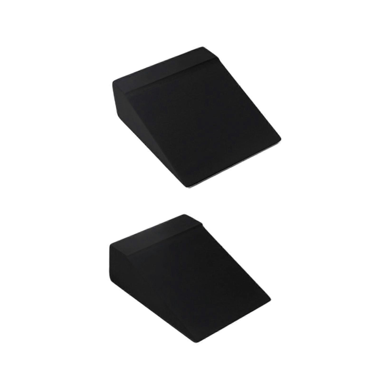 2Pcs Squats Wedges Block Weightlifting Calf Stretcher Slants Board Foot Stretch Wedges Block for Strength Training Multicolor