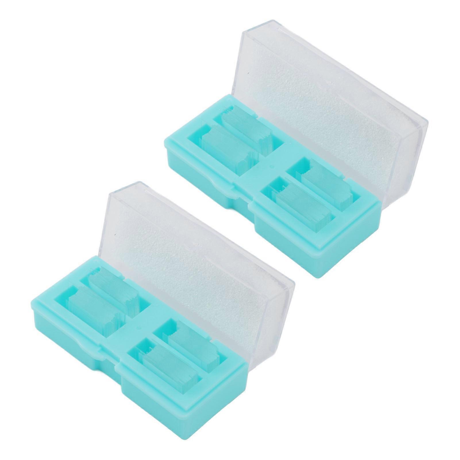 400Pcs Microscope Cover Slips Rounded Corner Square Blank Microscope Glass Cover Slides for Microscope 24 X 24mm