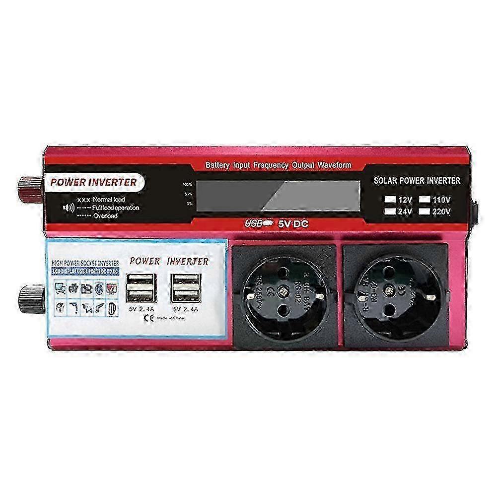 2025 500W Converter Power Inverter Modified Sine Wave 12V To 110V/220V