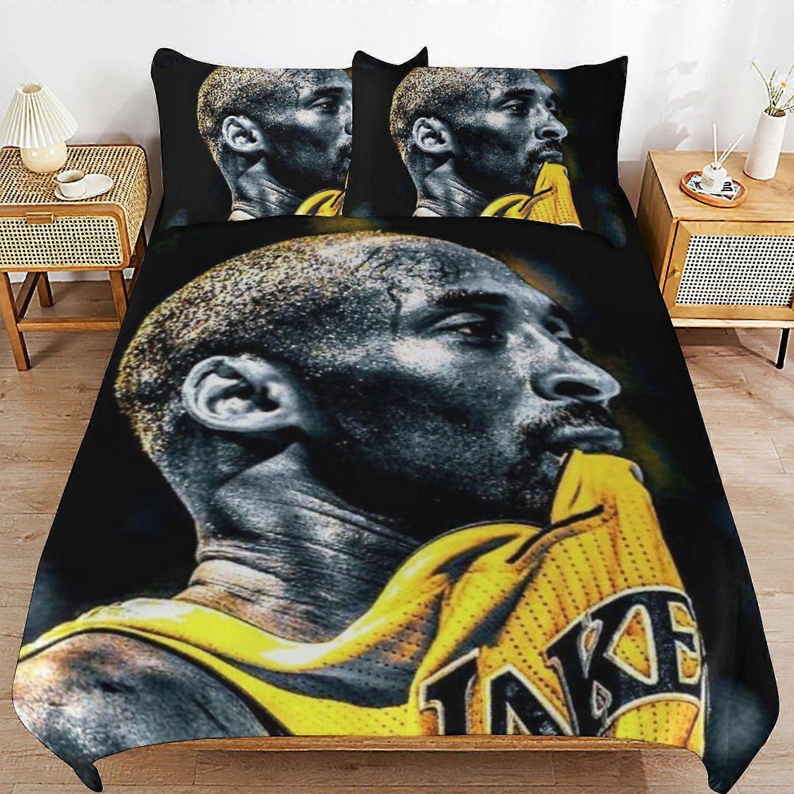 w467 Kobe Bryant Bedding System Smooth Fabric Zipper Closure Comfortable Texture Soft Feel Duvet Cover Sets Pack m467