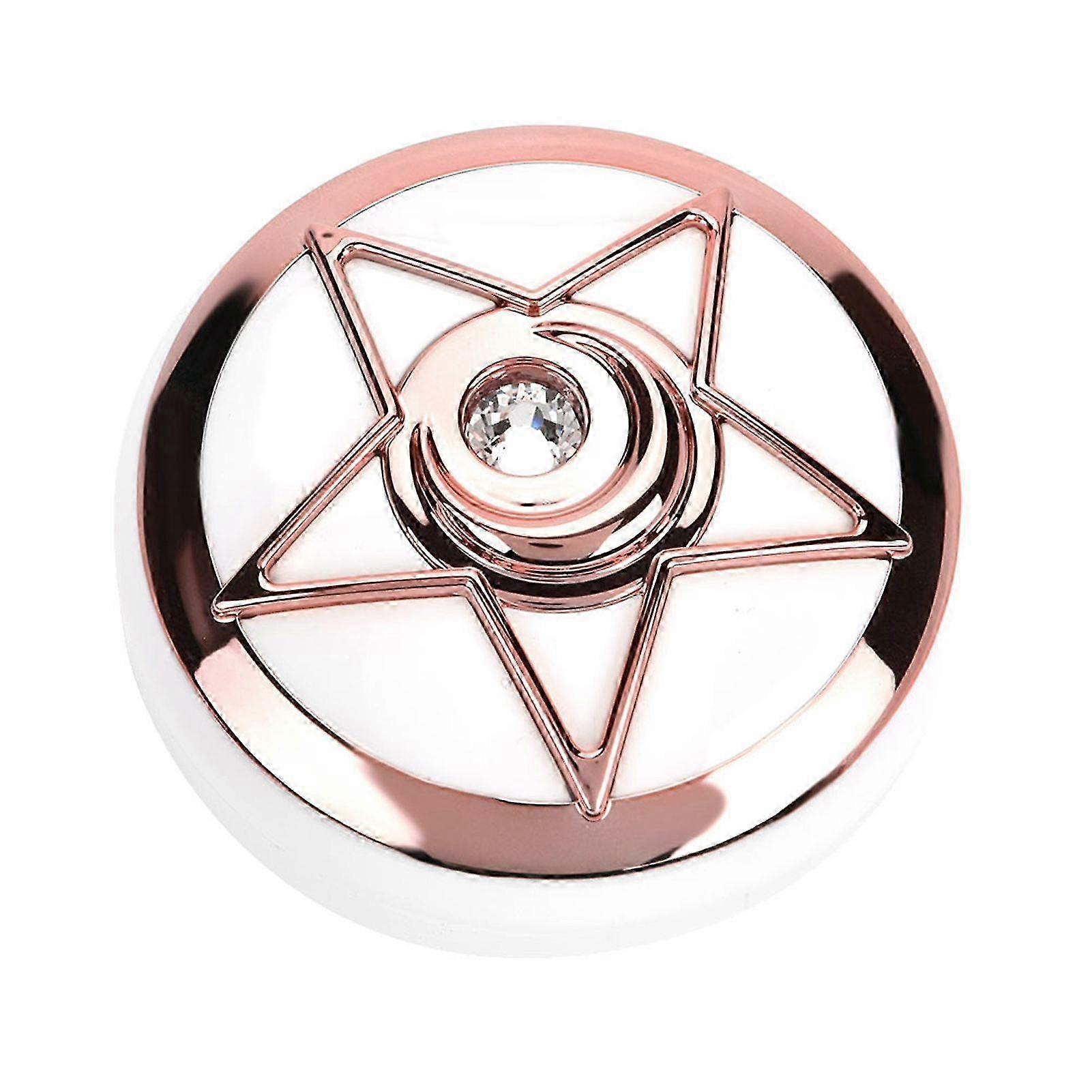 Portable Contact Lens Box with Mirror Pentagram Shape Lenses Container Case Pink
