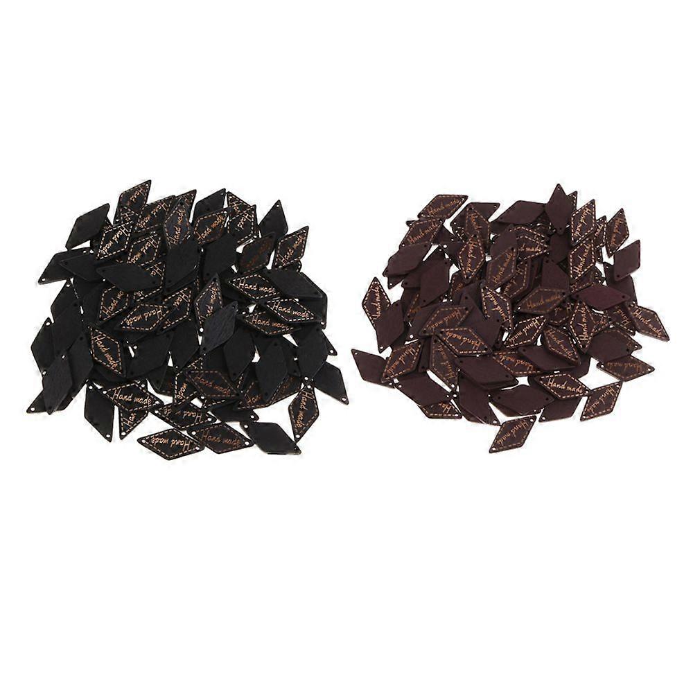 Pendentif en bois imprimé à la main