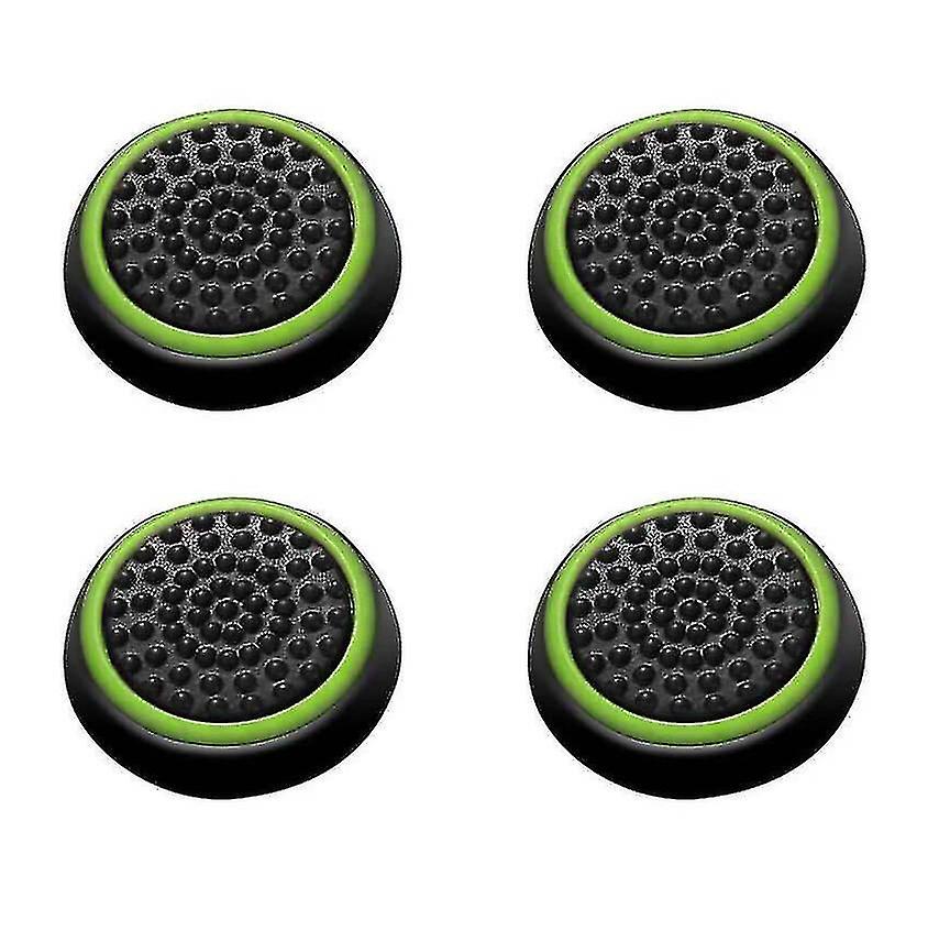 Home Game Console Accessories Silicone Hat For Hand Control On Ps4 Xbox One 4-pack Green