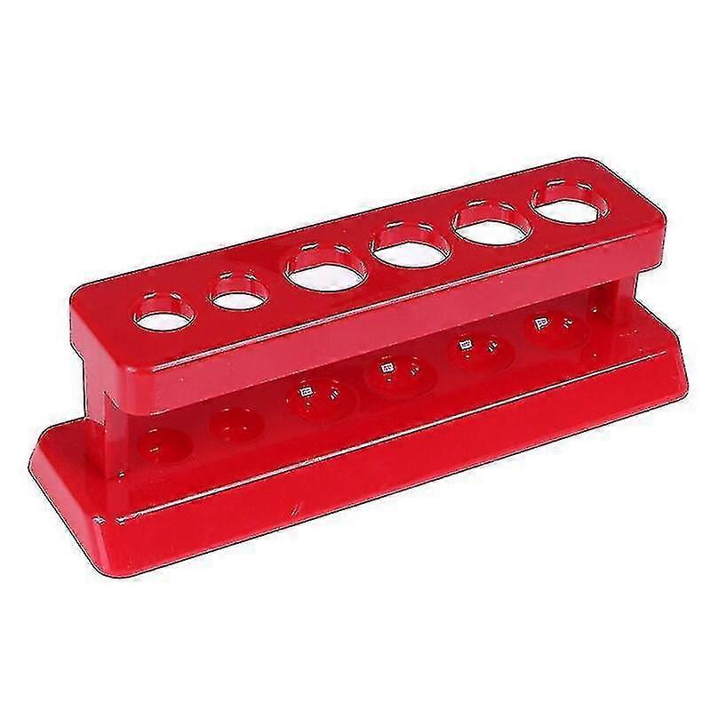 Support Burette Stand Laboratory Test Tube Stand Shelf Red Plastic Test Tube Rack Holder Lab School