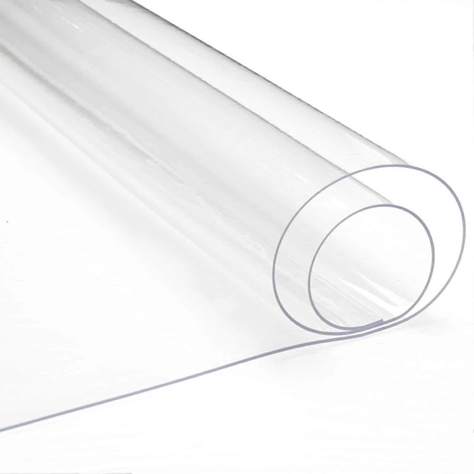 Tablecloth Clear Plastic Tabletop Protector Cover Waterproof Oilproof StainResistant Wipeable Table Pad 60x100cm