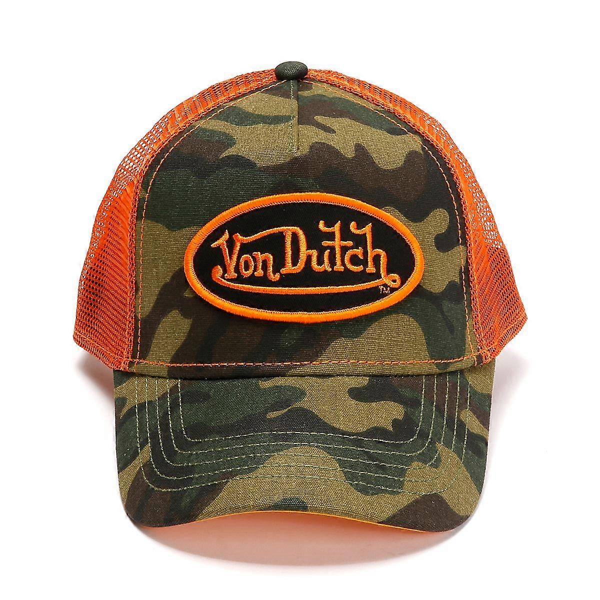 Von Dutch Multi Trucker Cotton Camo Caps