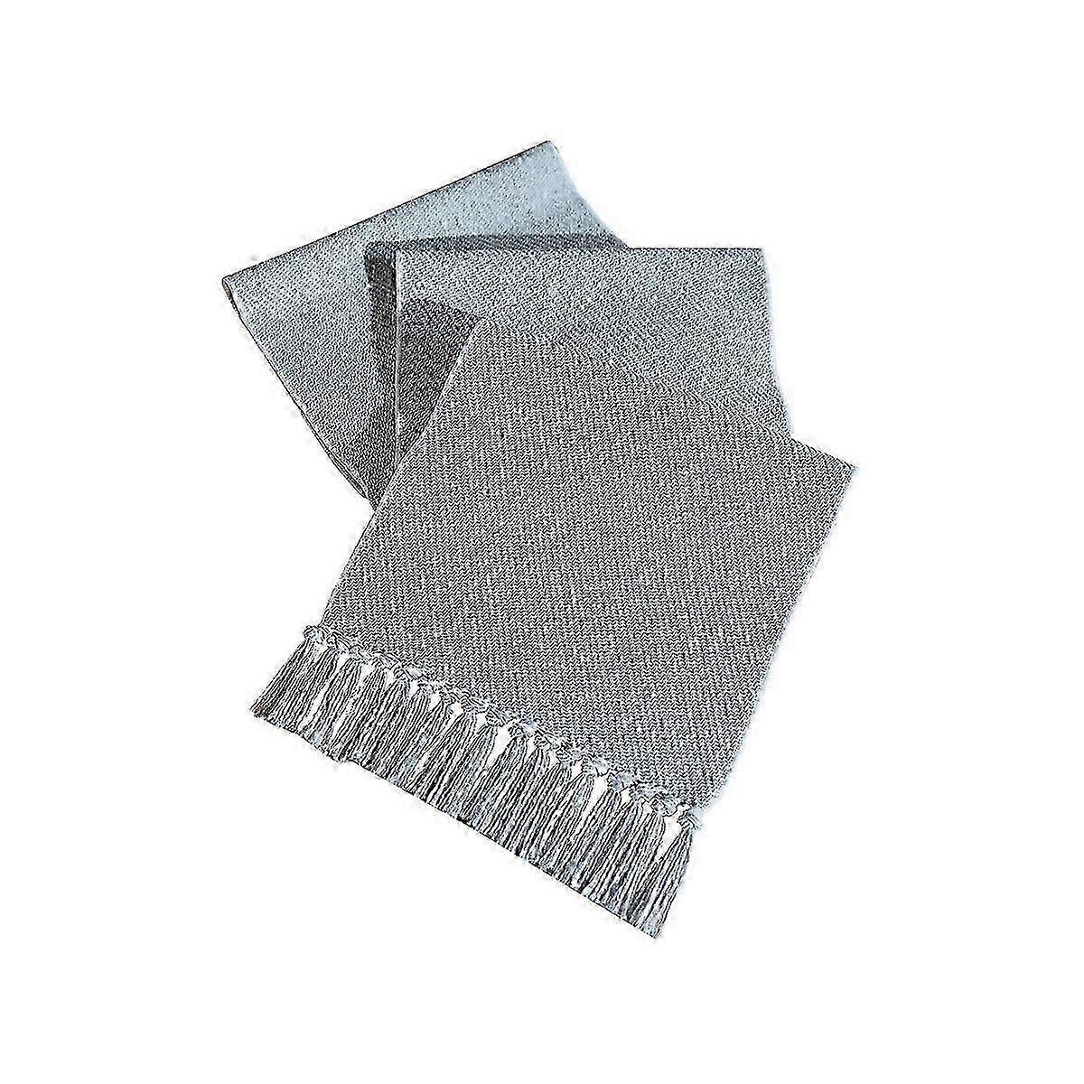 Linen Table Runner with Thick Tassel Dual-Purpose Floor Mat 2025 (Best Seller)