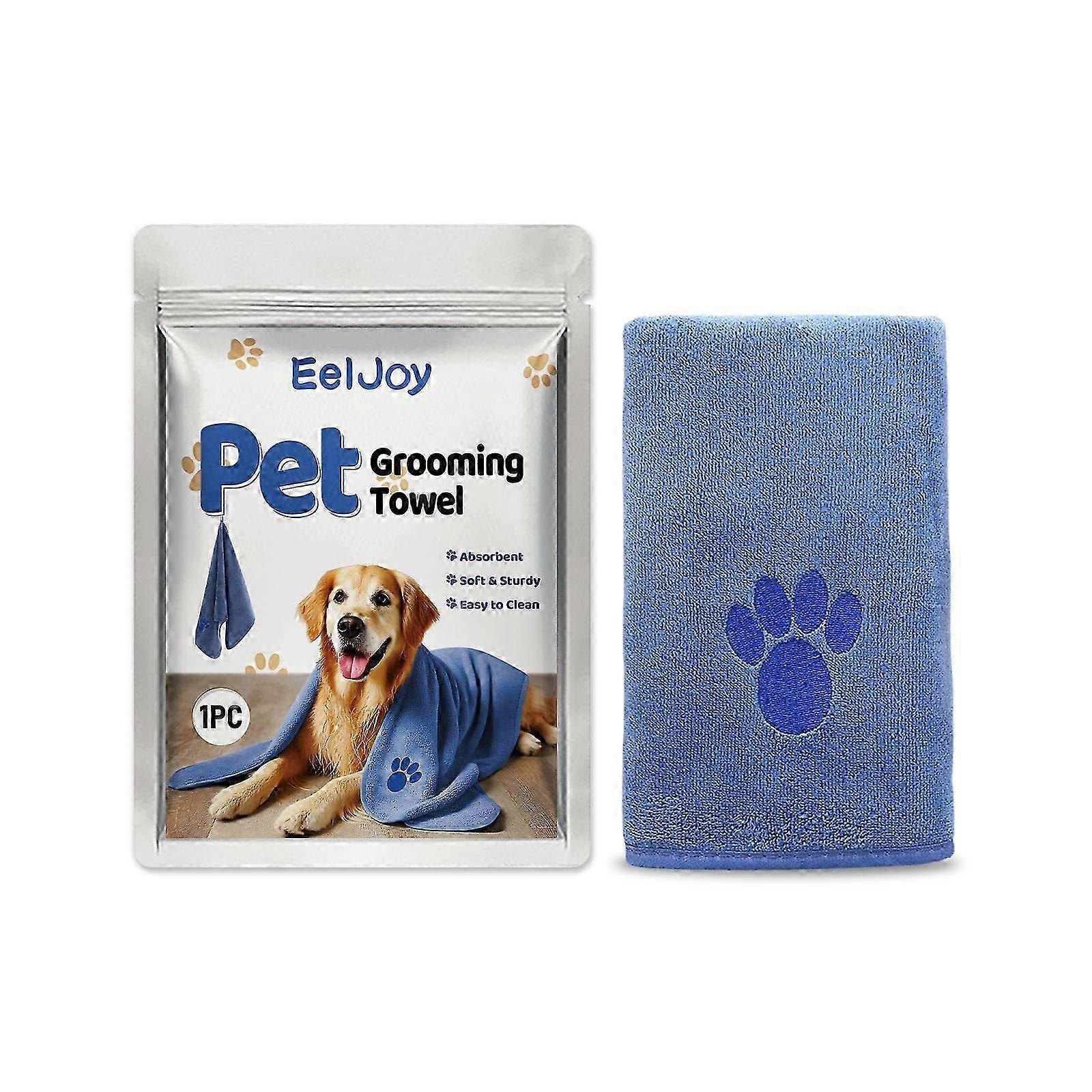 Eeljoy Pet Towels Are Soft, Durable And Quick-Drying Microfiber Absorbent Towels For Pet Grooming And Care