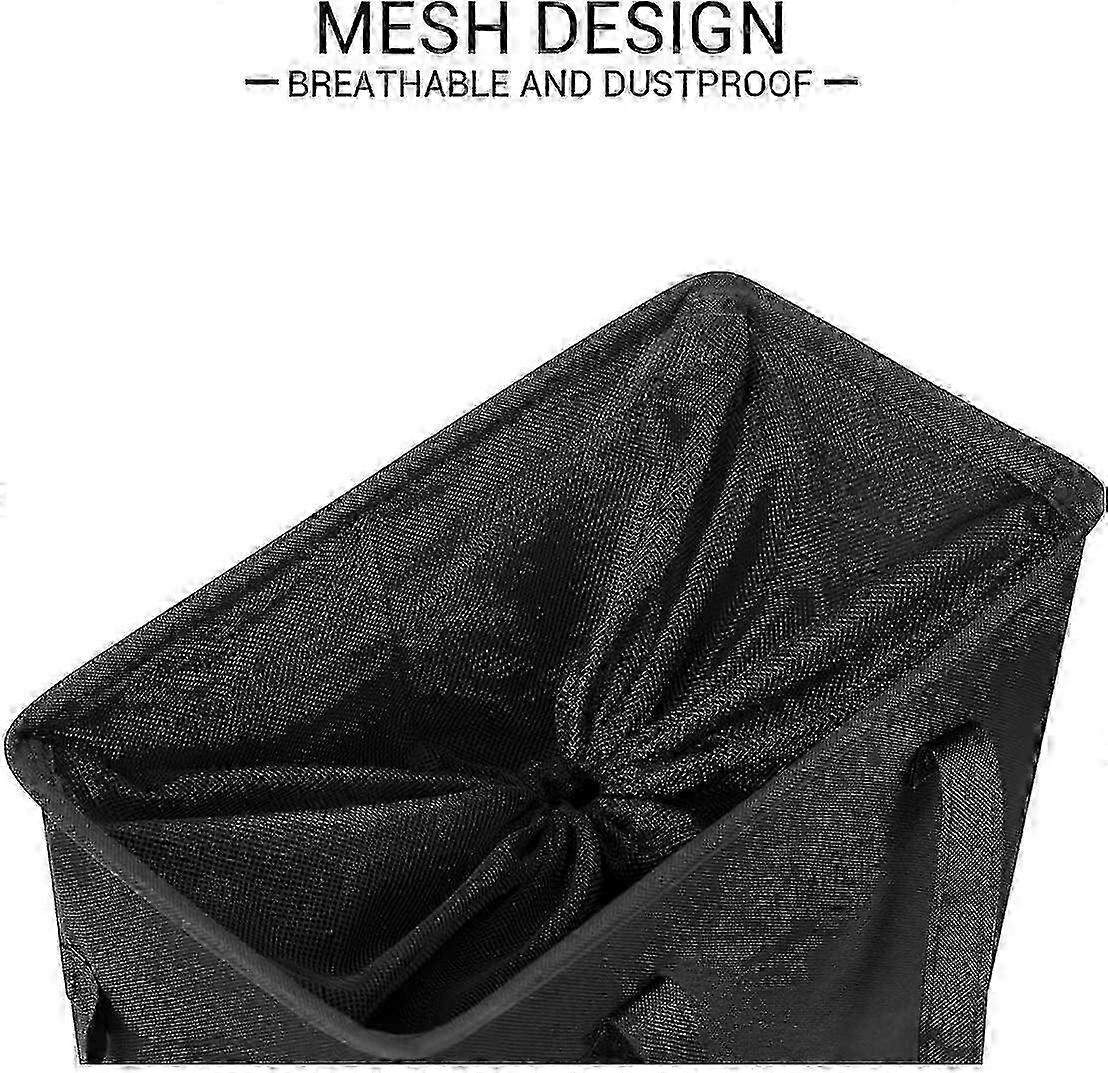 Narrow foldable laundry basket, 45L capacity