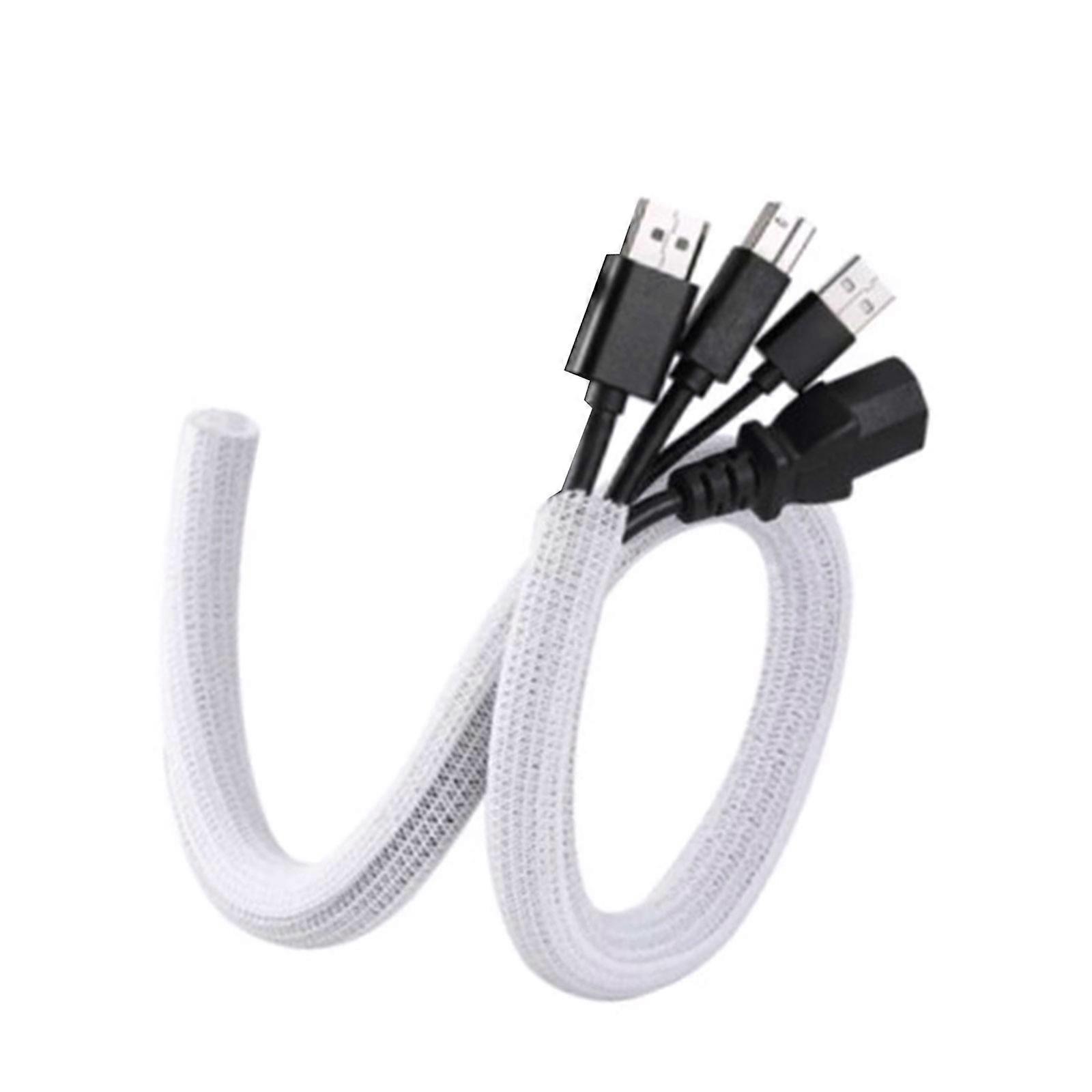 2PCS White Cord Canopies Long 19mm Diameter Multifilament For Secure Use  White
