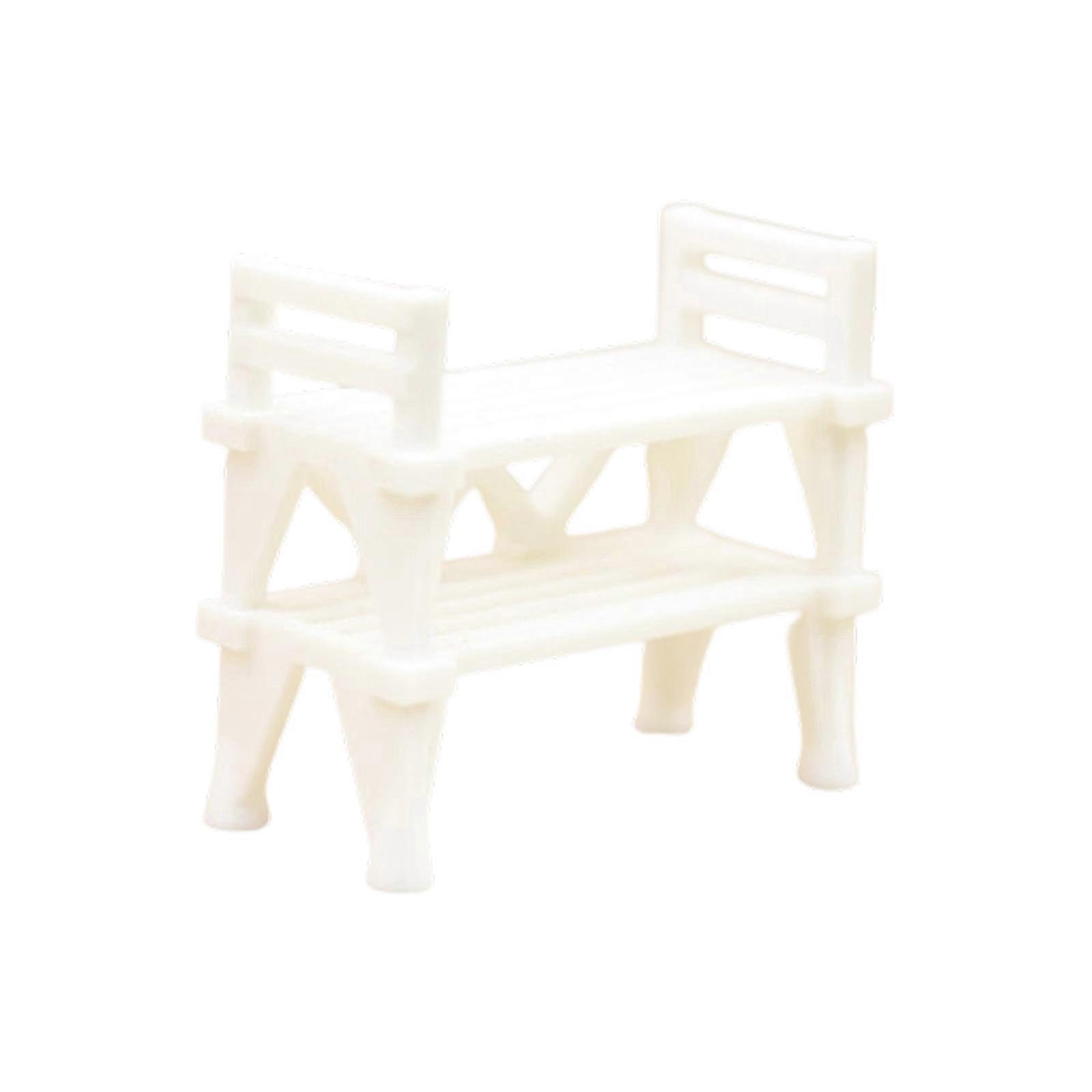 Miniature Shoe Display Stand For Collectible Figures Environmentally Safe Plastic Easy Assembly Design  White