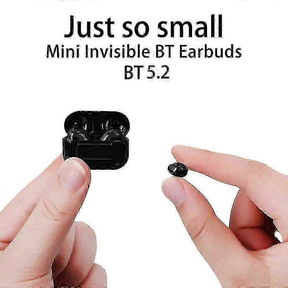 Wireless TWS Mini Earbuds - Invisible Sleep Headset with Bluetooth for All Devices