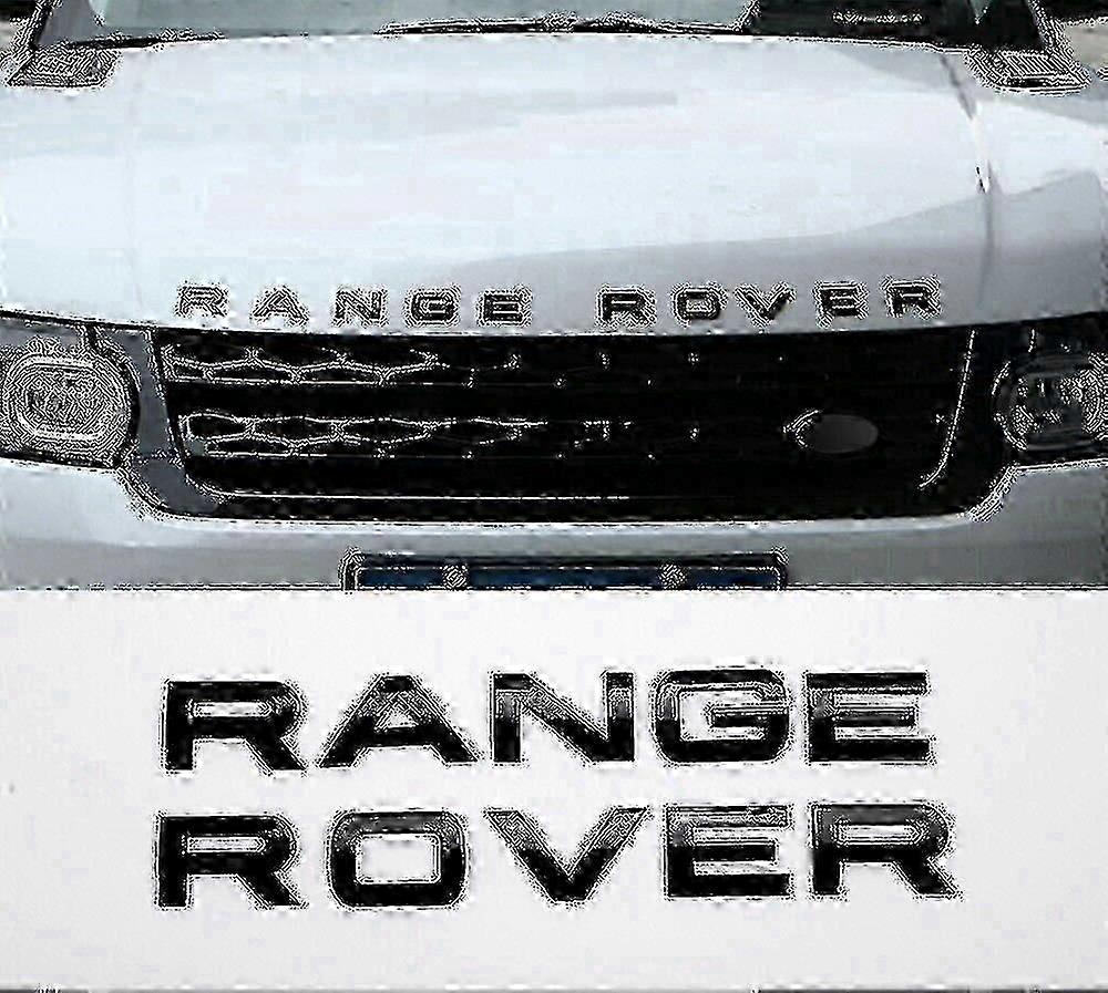 For Range Rover - Gloss Black Lettering Badge Emblem Set For Vogue Sport And Evoque Models Jinst1
