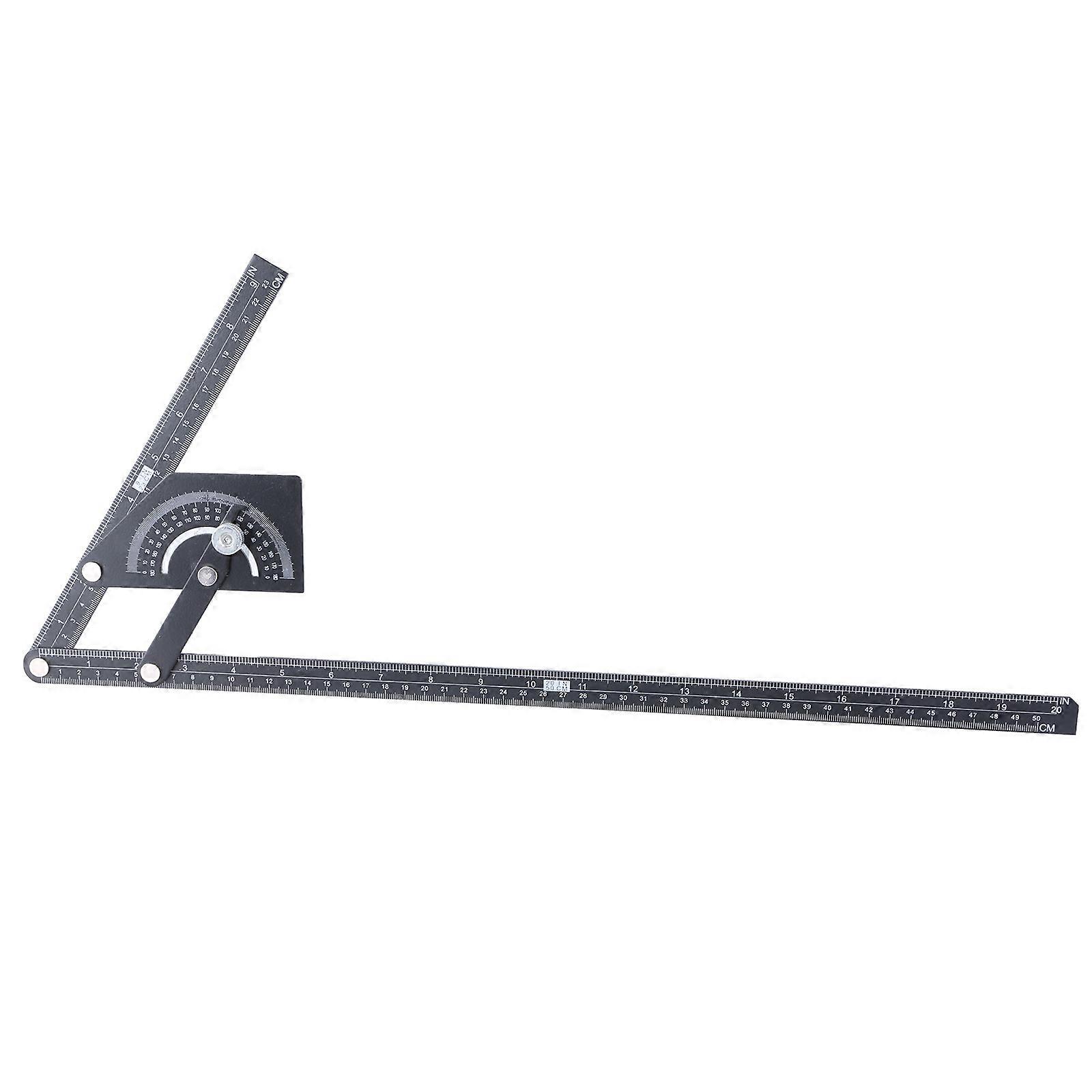 Multiple Industry angles Gauge Simple to Use with High Precisions Versatile angles Rule for Woodwork & construct Multicolor