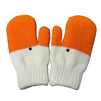 Winter Goose Mittens Funny Goose Warm Knitted Gloves Fleece Lined Cute Thermal Mittens Gift p