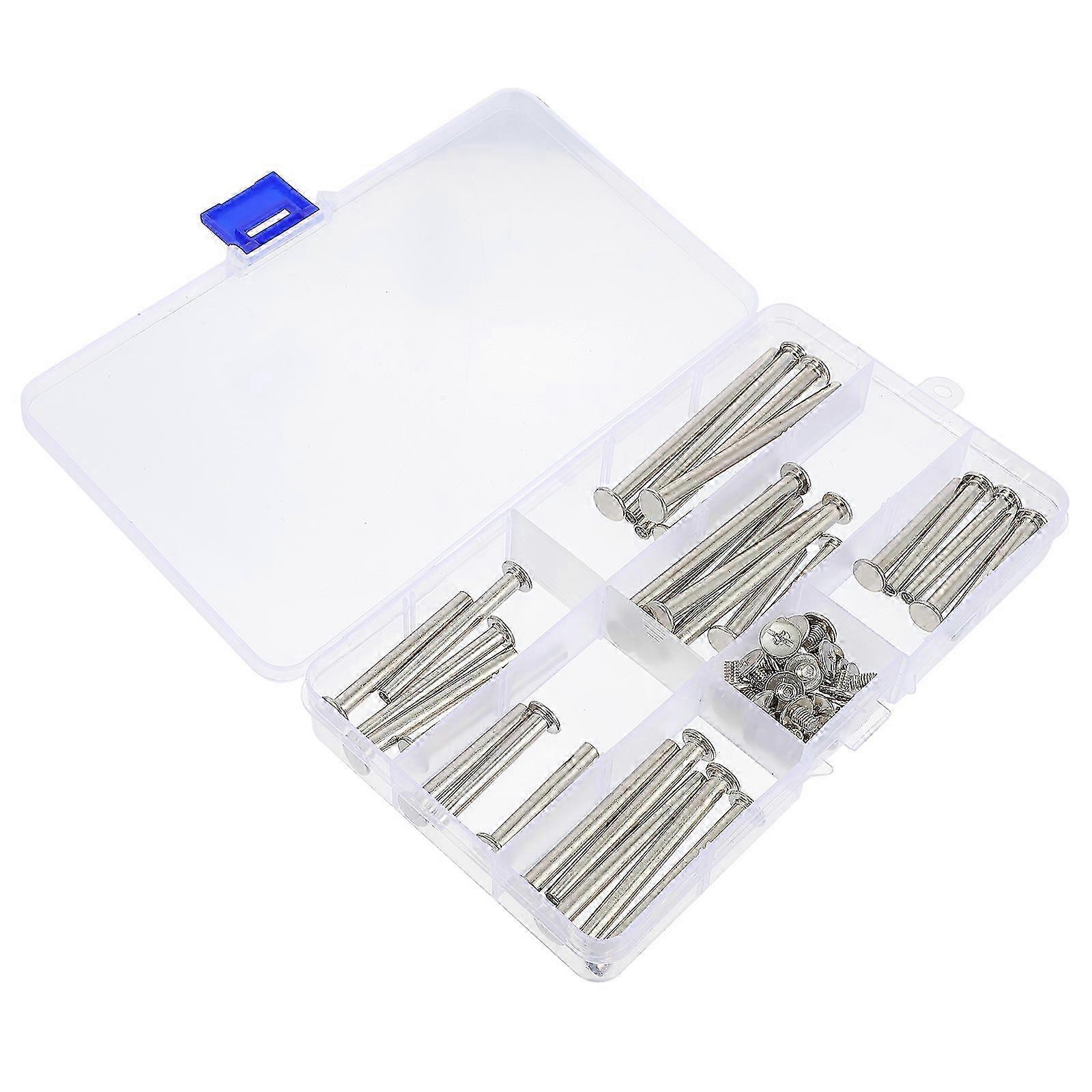 60 Pcs Account Book Binding Screw Screw Locking Casters Scrapbook Binding Screw Scrapbooking Album Locking Screw