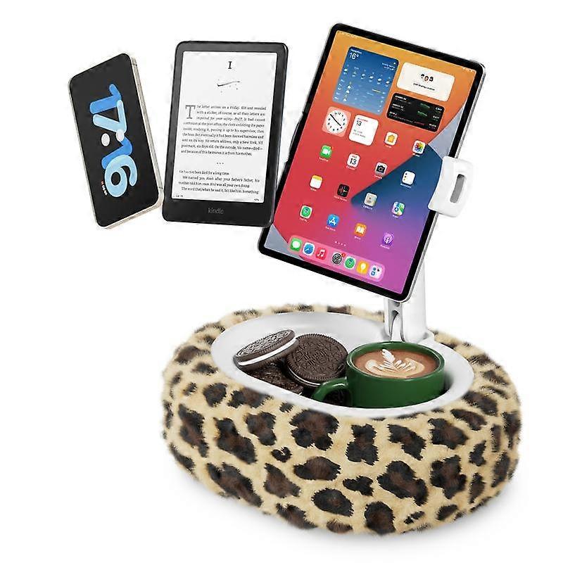 מעמד כרית לטאבלט Viozon, מעמד כרית קינדל, תואם לטאבלט/טלפון 4-11 אינץ' עם קערה קטנה, אביזרי מחזיק קינדל, רעיון לקריאה