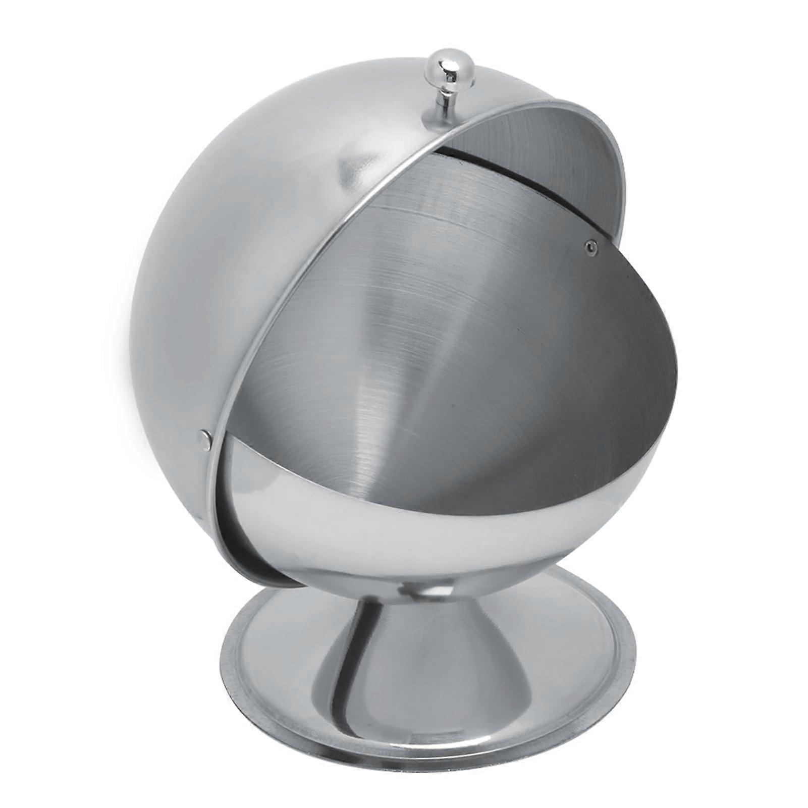 304 Stainless Steel Spice Jar with Rotating Lid, Rustproof Seasoning Container for Kitchen