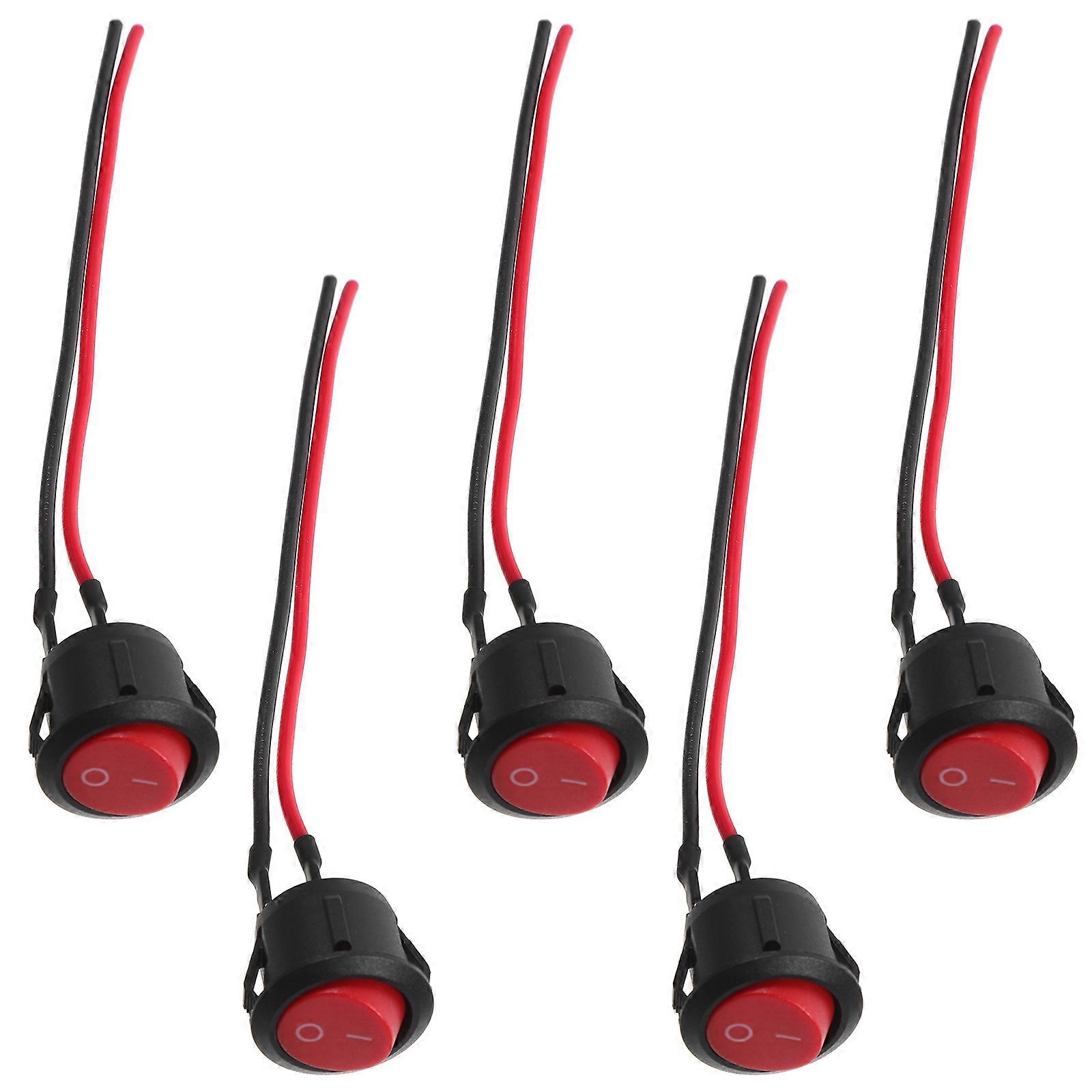 Electrical Switch Momentary Button Switch for Car 5Pcs Use