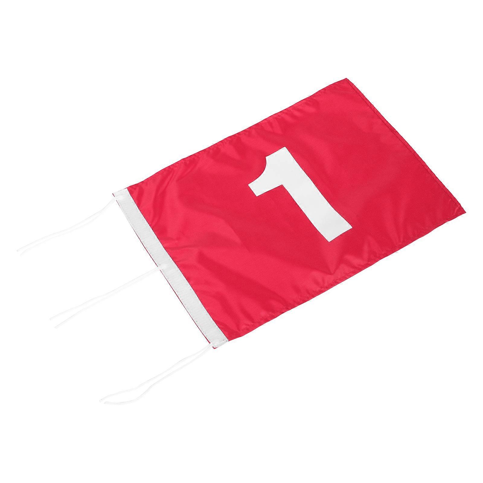 Golf Goal Flag Training Tool for Practice 5Pcs Red Golf Flags