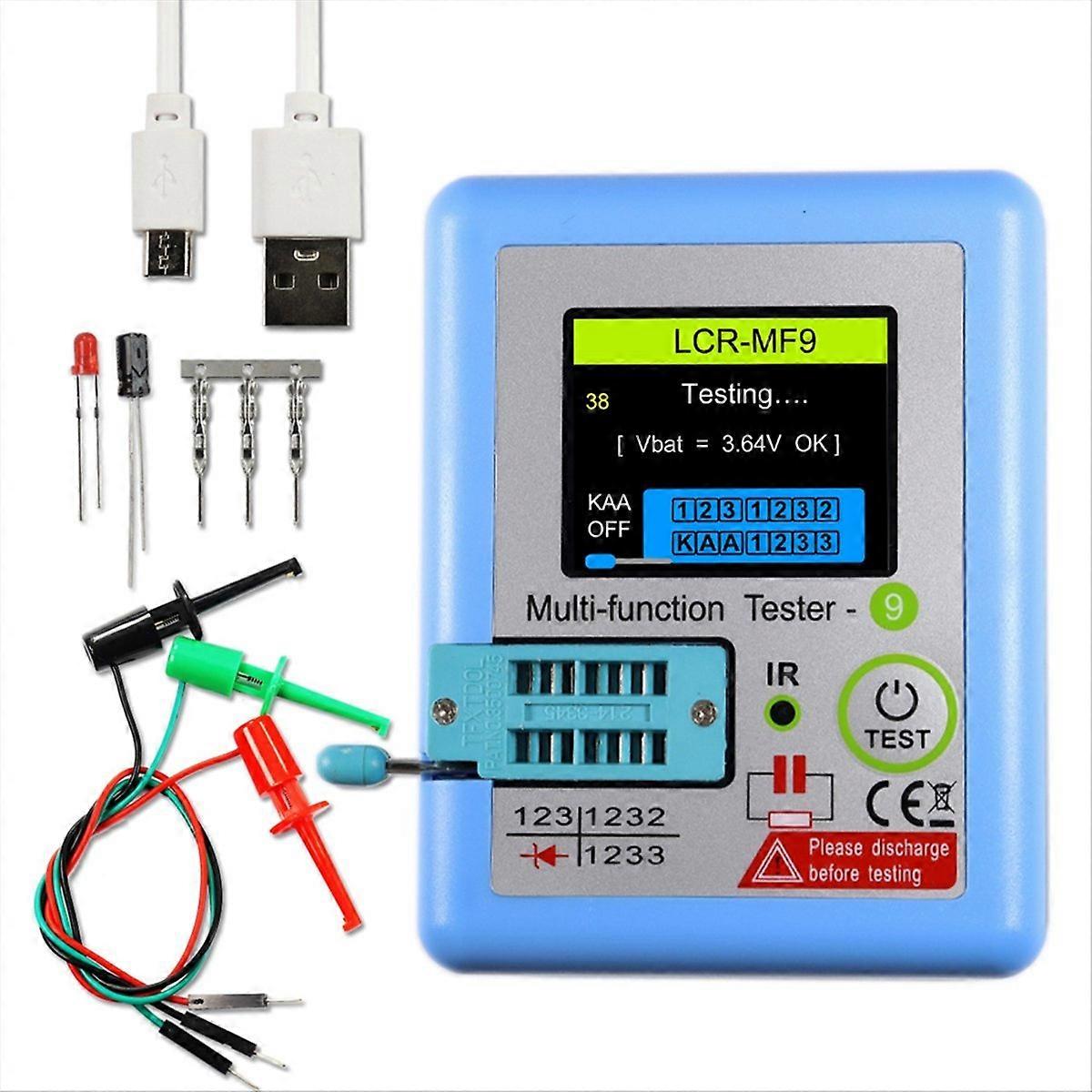 LCR-MF9 TFT LCD Display Multi-Meter Transistor Tester