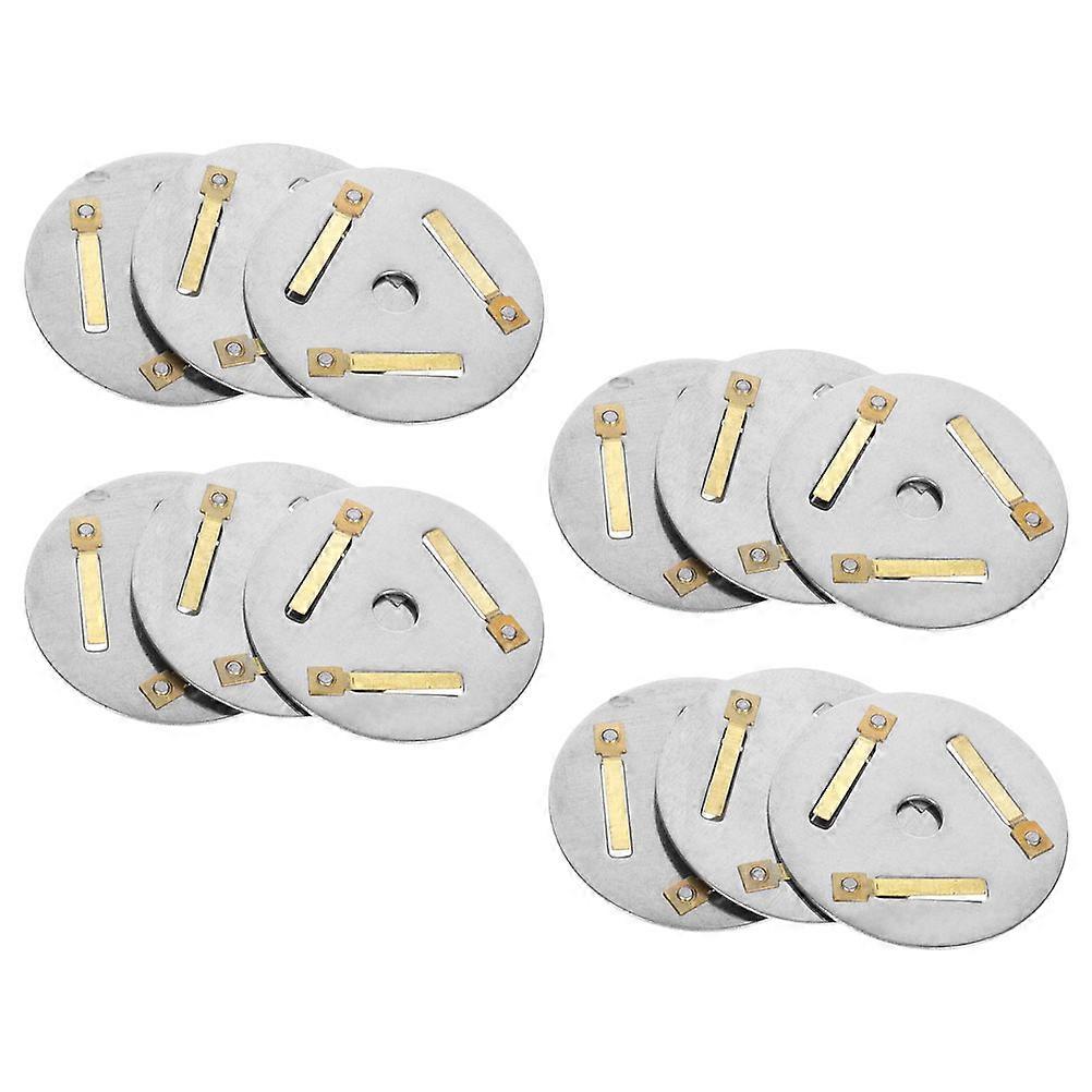 Whistle Chips For Kettle Multi Color Flat Circular Precision Prevent Dry Burning 12Pcs