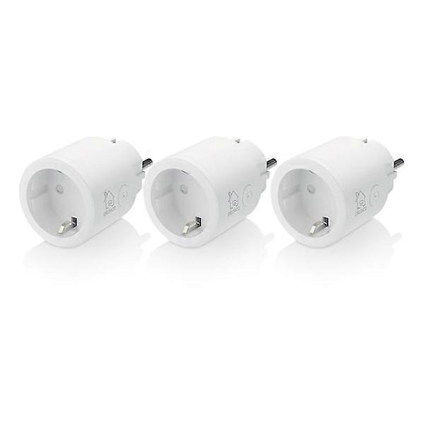 DELTACO SMART HOME switch, WiFi, 1xCEE 7/3, 10A, timer, 3-pack