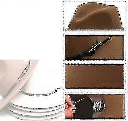 Frauen oder Männer Wollfilz Fedora Hut