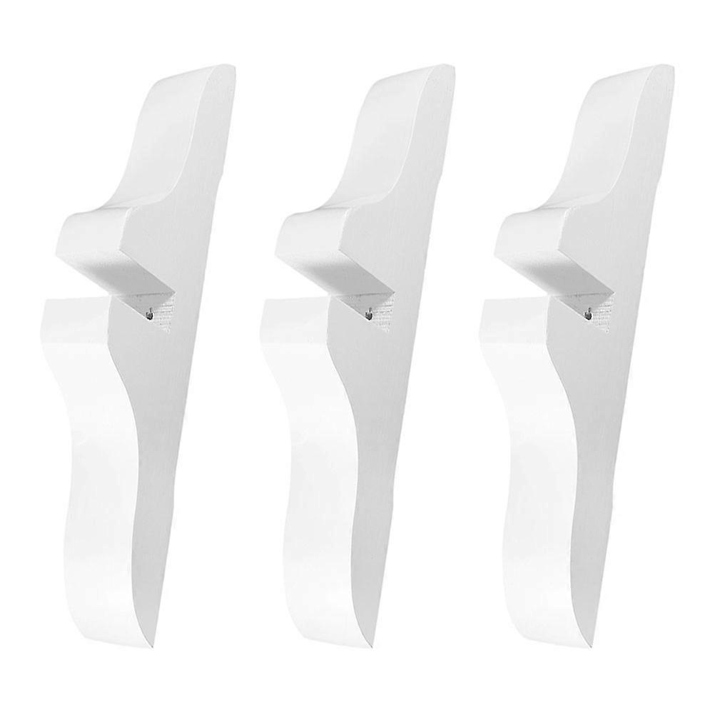 Wooden Screen Panel Stand Folding Screen Base 3Pcs Room Divider Support for Home