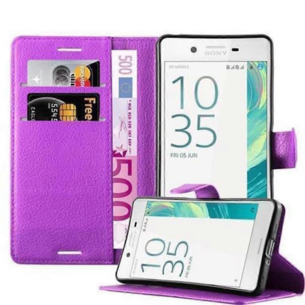 Sony Xperia X Case - Protective Case with Card Slots and Stand Function