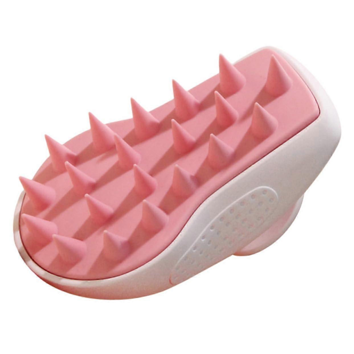 Silicone Scalp Massager Shampoo Brush for Deep Massage Wet Dry Hair Scalp Scrubber Shower Use