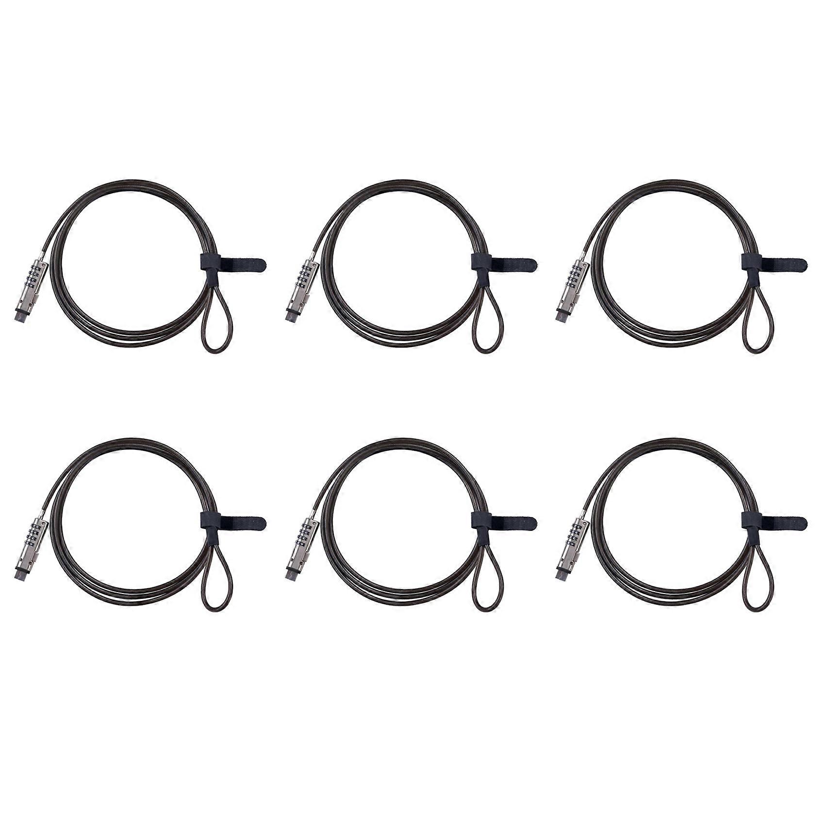 6X 4 Digital Universal Lock USB Laptop Security Cable Lock for Computer