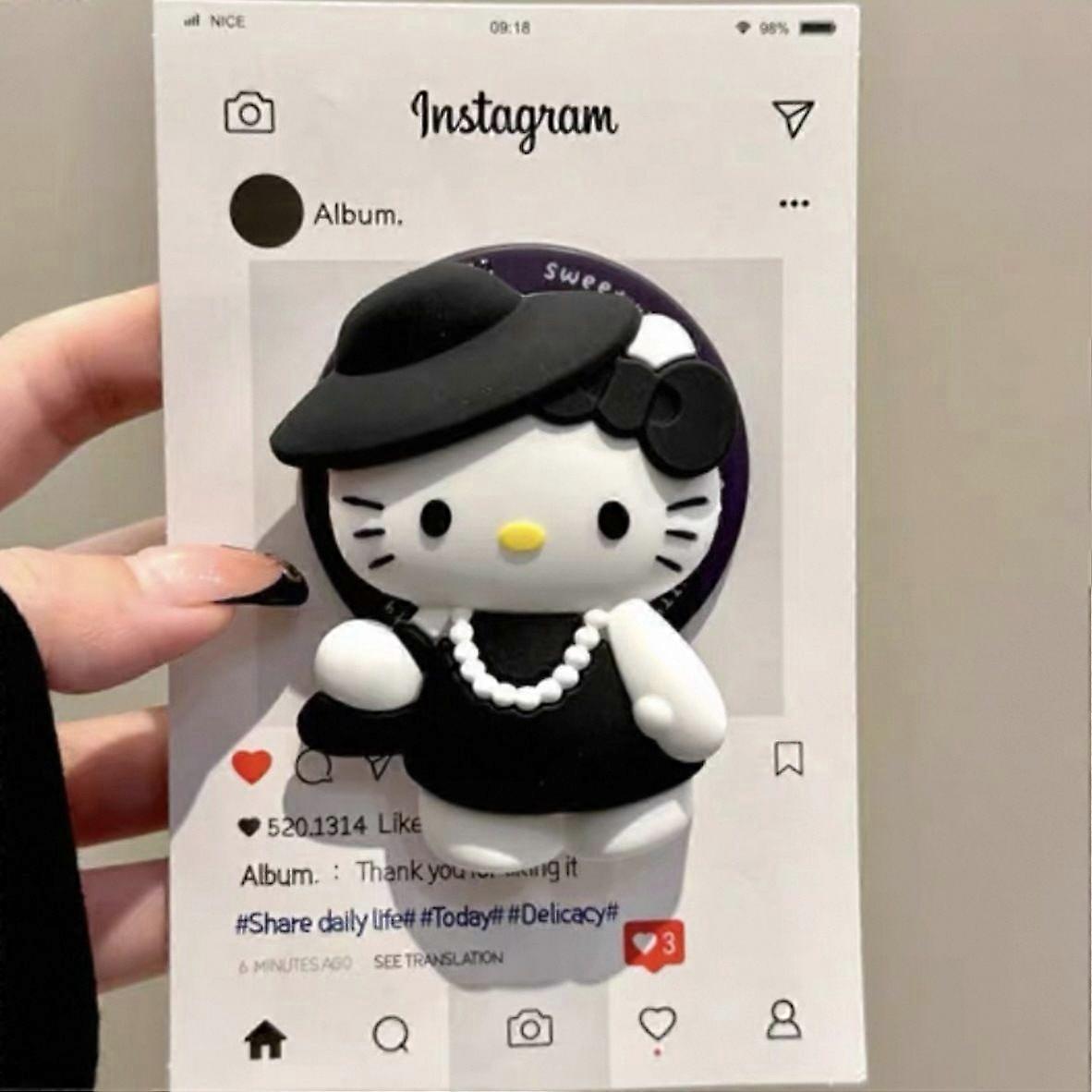 Korean-style 3D magnetic phone holder with MagSafe design, perfect for lazy desktop use while watching videos.