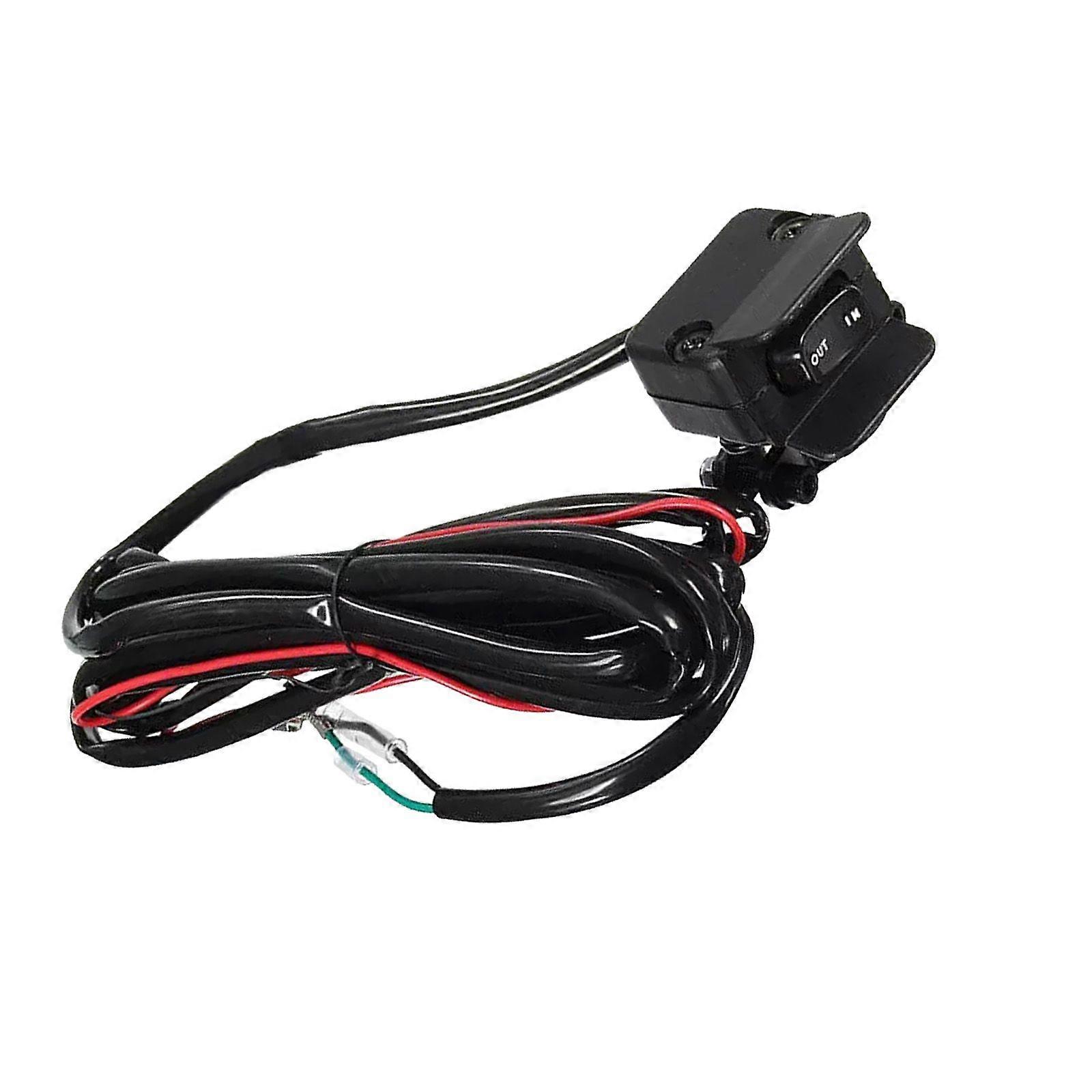 Warn for ATV Heavy Handlebar Control Line Winch Rocker Switch Handlebar Control