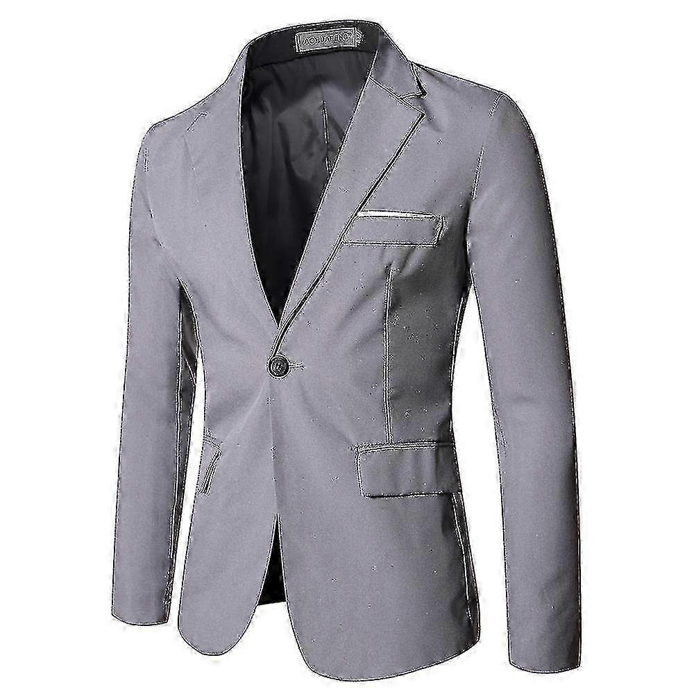 Uomini Cerimonia Formale Da Sposa Tuxedo Giacca Abito Vestito Business Slim Fit Blazer Cappotto Z