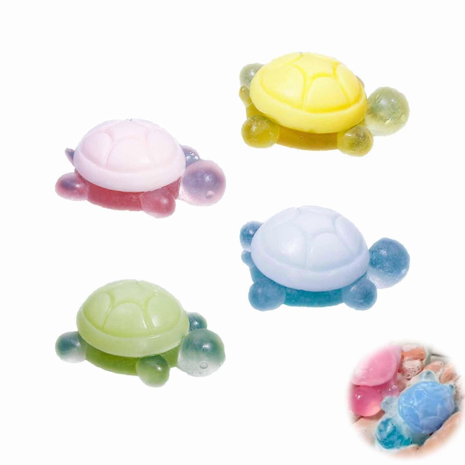 Handmade Essential Oil Turtle Soap Set, Natural Moisturizing Mini Decorative Guest Soaps Mix