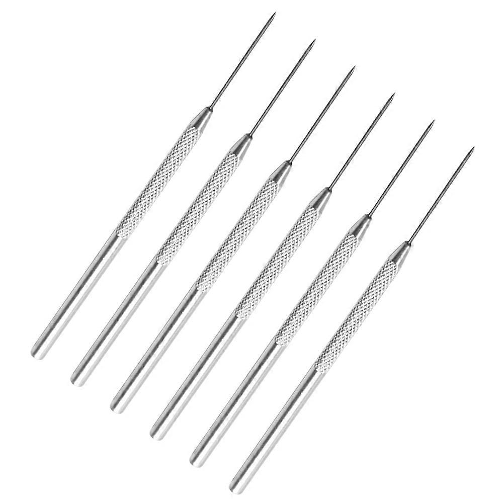 Clay Needle Pottery for 6Pcs Aluminum Needles