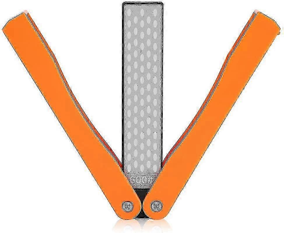 400/600 Grit Knife Sharpener, Folding Double-sided Diamond Sharpening Stone Tool 2025