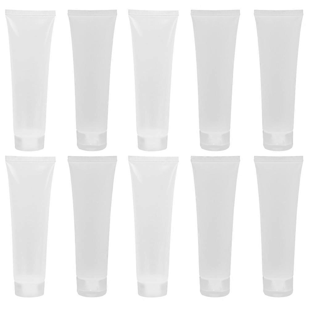 20Pcs Transparent Refillable Travel Bottles Leakproof Plastic Tubes for Storage