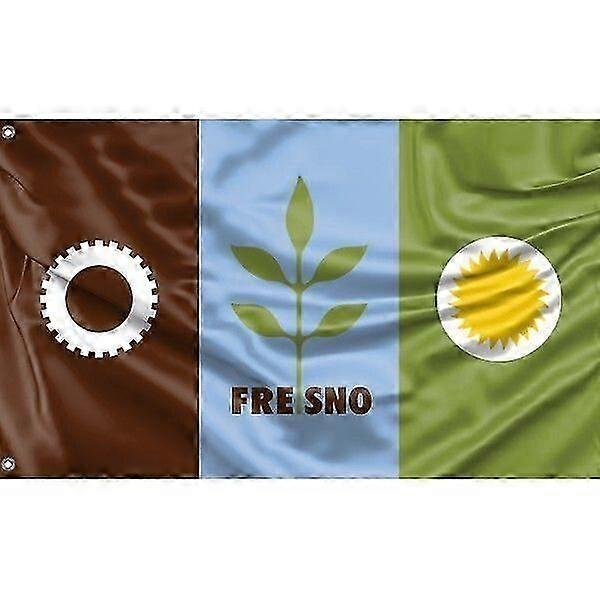 Fresno Flag California Usa Pattern 638