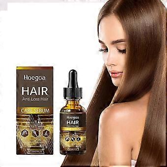 Sérum para o couro cabeludo Hoegoa, nutre os cabelos e o couro cabeludo, deixando-os macios, brilhantes, hidratantes e nutritivos.