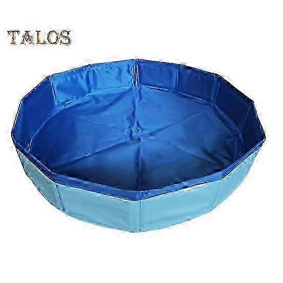 PVC sandbox for pets with foldable and reinforced base feature