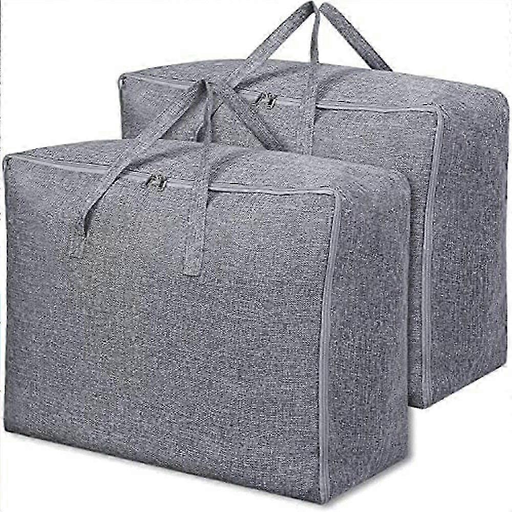 Large foldable storage bag for duvets (2 pieces), 60x45x26cm