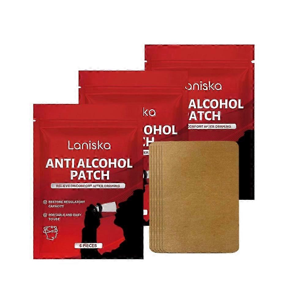 Anti Alcohol Patch 6 Pack for Hangover Relief with Discreet Navel Application and 812 Hour Support