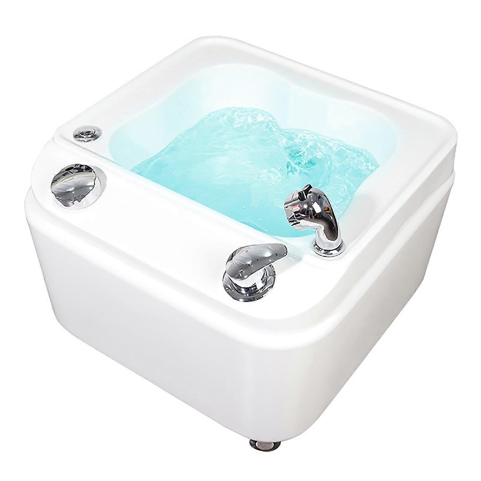 Acrylic Foot Spa with Massage and Adjustable Temperature Control for Home and Spa Use