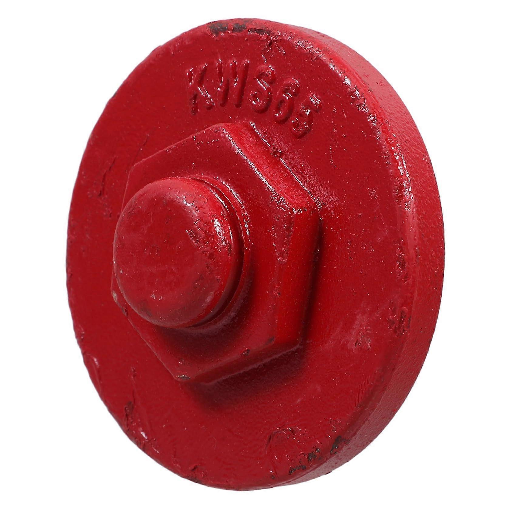 Fire Hydrant Cap Cast Iron Replacement Cover Universal Fit with Debris Blocking Design