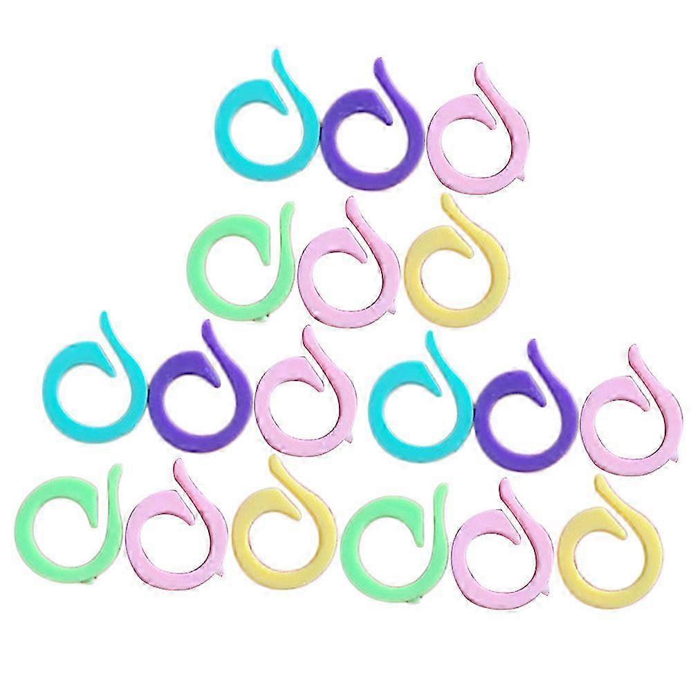 Stitch Counters Knitting Rings Knitting And Stitching Tools Assorted Color 120Pcs